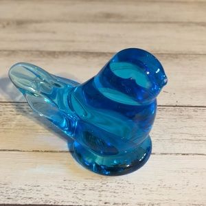 Blue Bird of Happiness Glass Figurine late 90’s or early 2000’s